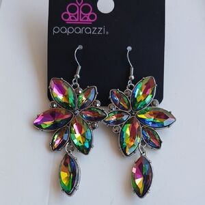 Paparazzi Multicolor Floral Earrings